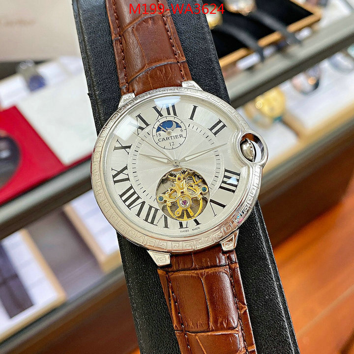 Watch(4A)-Cartier,where should i buy replica , ID: WA3624,$: 199USD