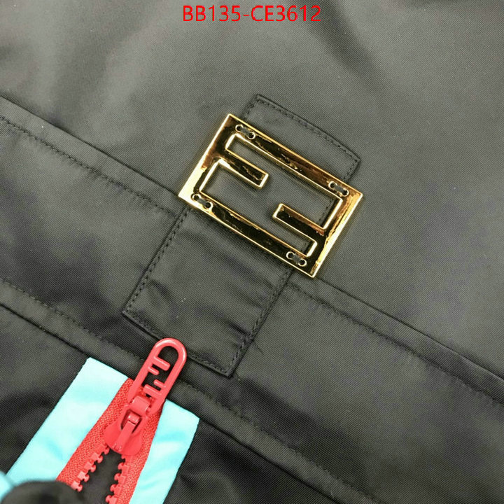 Clothing-Fendi,replica 1:1 , ID: CE3612,$: 135USD