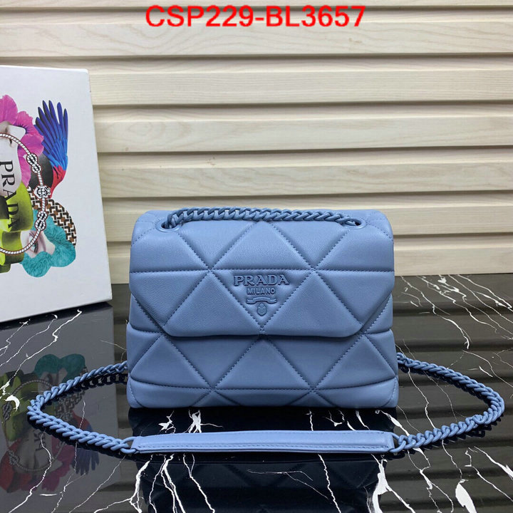 Prada Bags(TOP)-Diagonal-,ID: BL3657,$: 229USD