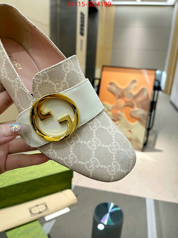 Women Shoes-Gucci,shop cheap high quality 1:1 replica , ID: SO4199,$: 115USD