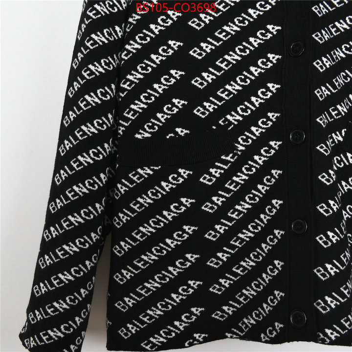 Clothing-Balenciaga,7 star quality designer replica , ID: CO3698,$: 105USD