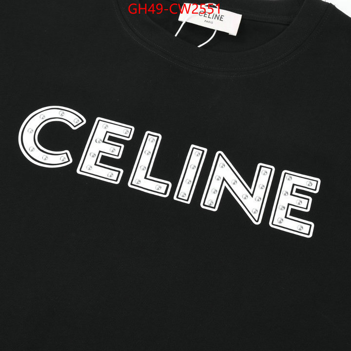 Clothing-Celine,what is a 1:1 replica , ID: CW2551,$: 49USD