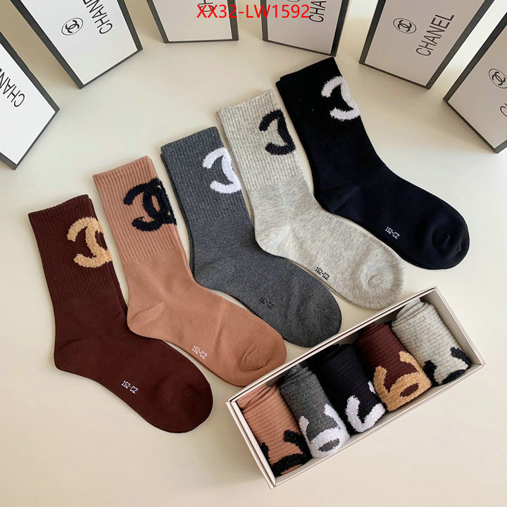 Sock-Chanel,sell high quality , ID: LW1592,$: 32USD