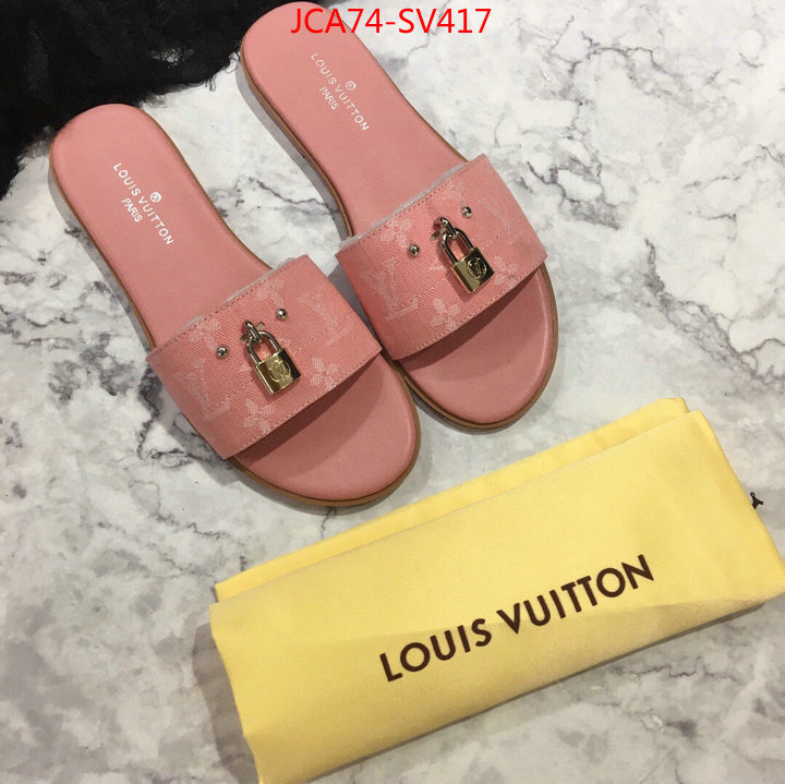 Women Shoes-LV,what 1:1 replica , ID: SV417,$:74USD