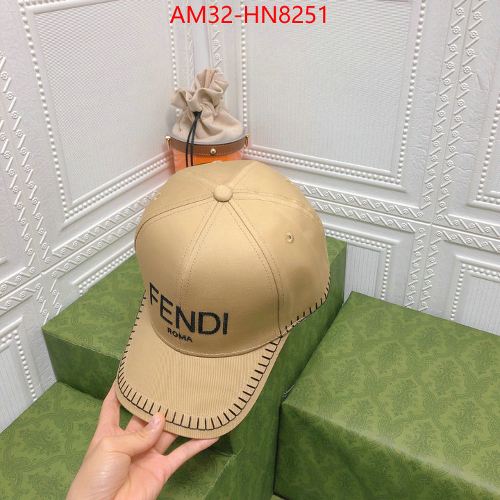 Cap (Hat)-Fendi,high quality customize , ID: HN8251,$: 32USD