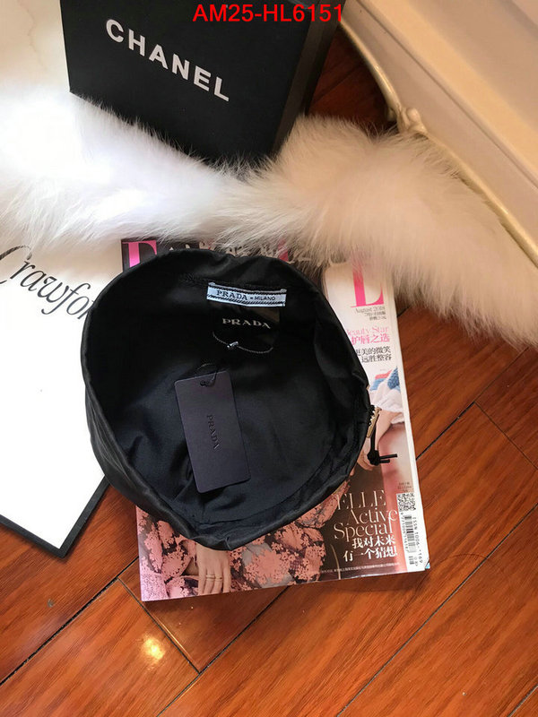 Cap (Hat)-Prada,best designer replica , ID: HL6151,$: 25USD