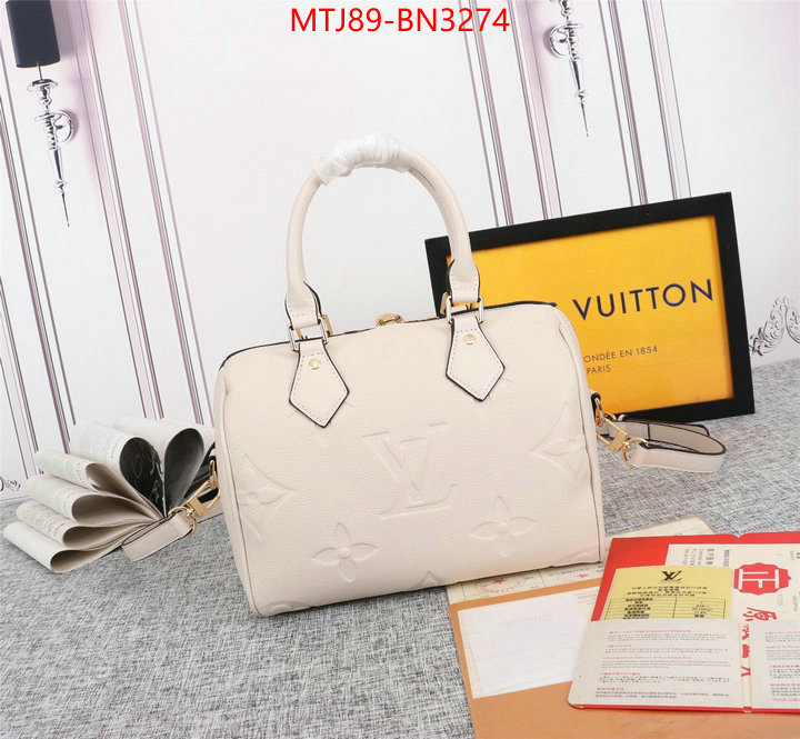 LV Bags(4A)-Speedy-,high quality happy copy ,ID: BN3274,$: 89USD