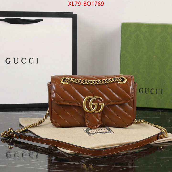 Gucci Bags(4A)-Marmont,buy the best high quality replica ,ID: BO1769,$: 79USD