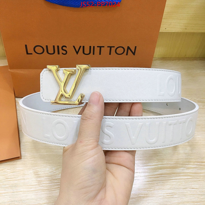 Belts-LV,fake , ID: PP7024,$: 52USD