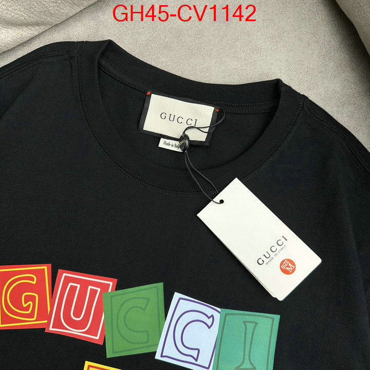 Clothing-Gucci,best replica 1:1 , ID: CV1142,$: 45USD