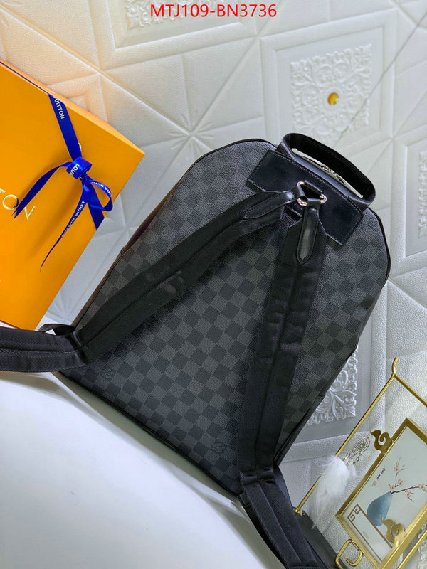 LV Bags(4A)-Backpack-,what's the best place to buy replica ,ID: BN3736,$: 109USD