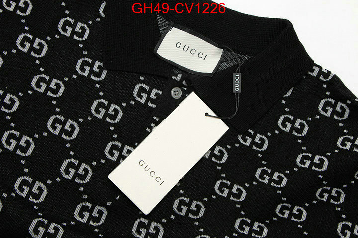 Clothing-Gucci,cheap online best designer , ID: CV1226,$: 49USD