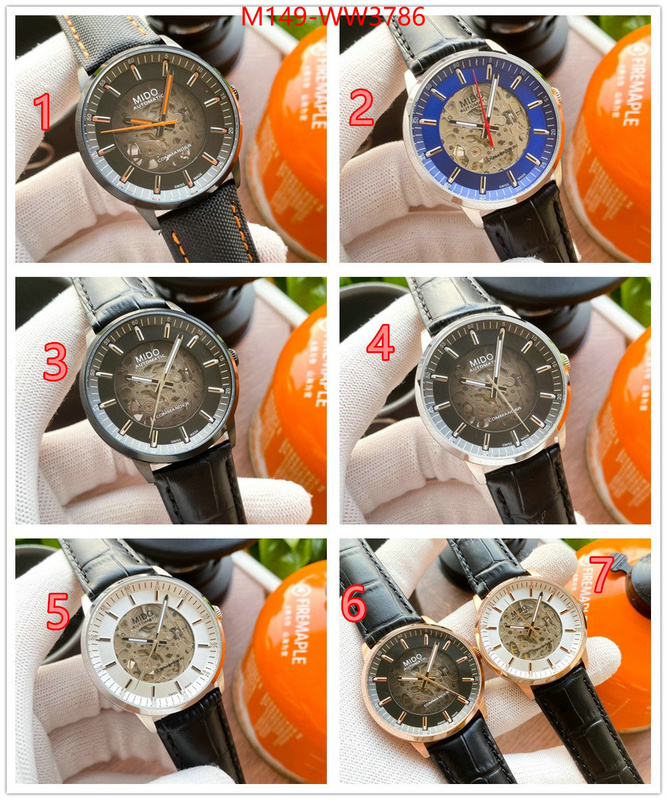 Watch(4A)-Mido,how to find designer replica ,ID: WW3786,$: 149USD