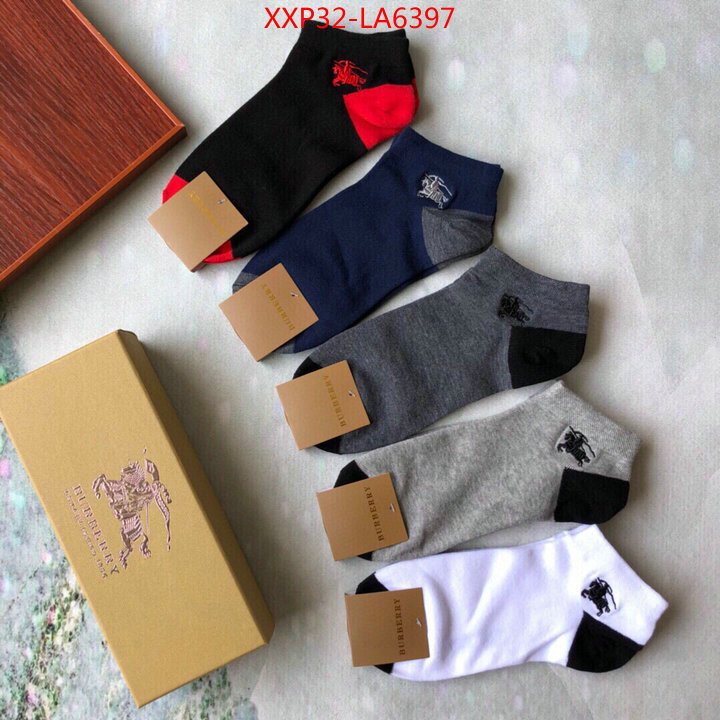 Sock-Burberry,replica for cheap , ID: LA6397,$: 32USD