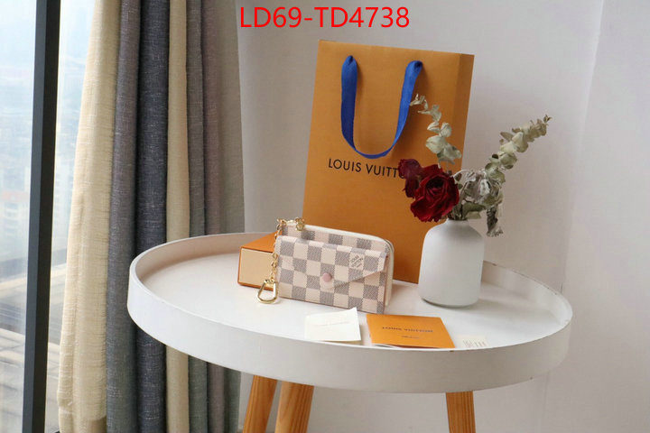 LV Bags(TOP)-Wallet,ID: TD4738,$: 69USD