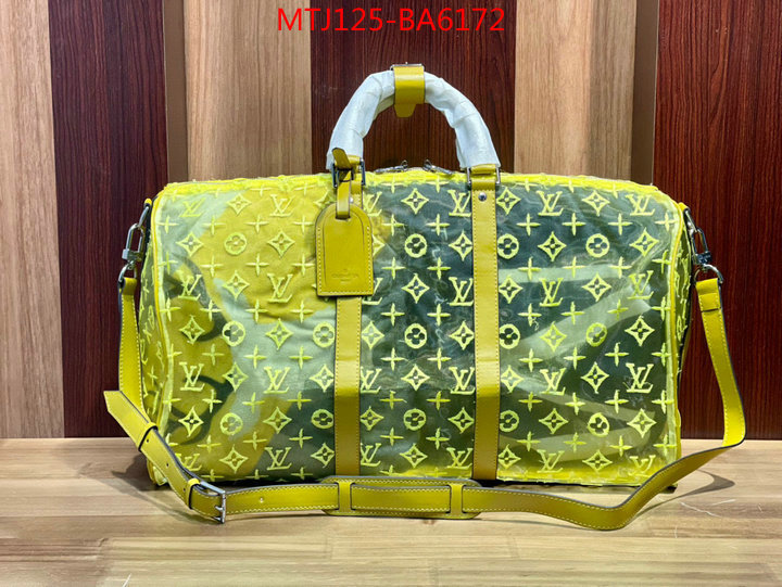 LV Bags(4A)-Keepall BandouliRe 45-50-,how to find designer replica ,ID: BA6172,$: 125USD