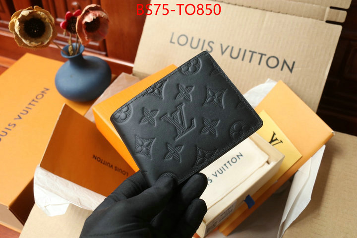 LV Bags(TOP)-Wallet,ID: TO850,$: 75USD