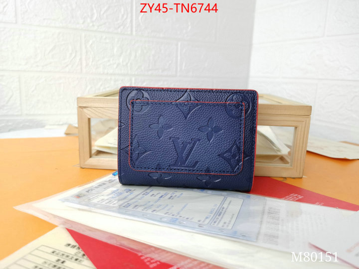 LV Bags(4A)-Wallet,ID: TN6744,$: 45USD