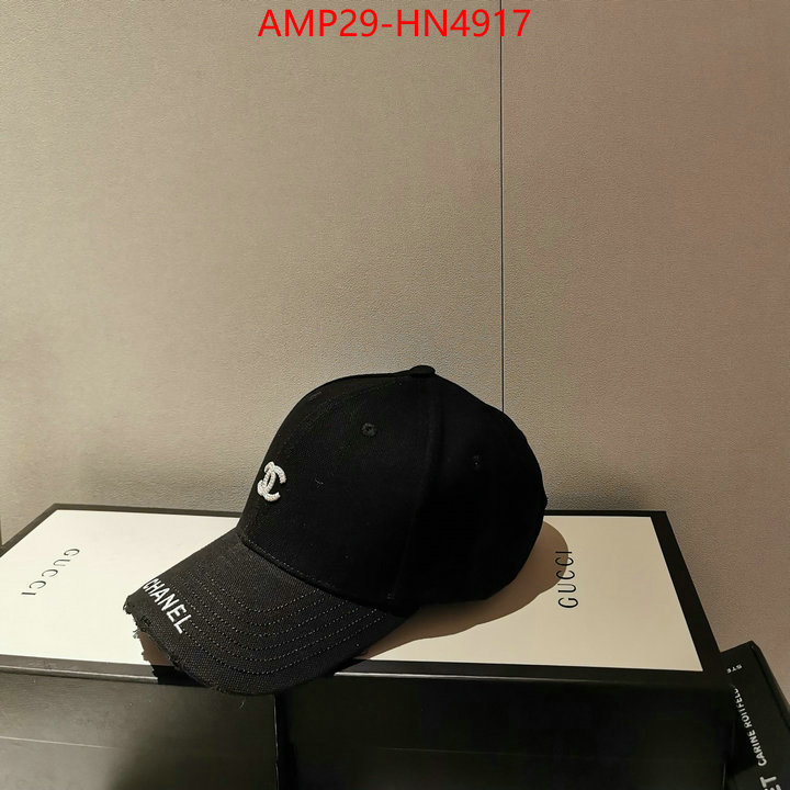 Cap (Hat)-Chanel,replica 1:1 high quality , ID: HN4917,$: 29USD