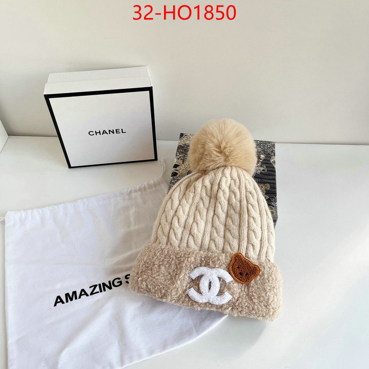 Cap (Hat)-Chanel,1:1 replica wholesale , ID: HO1850,$: 32USD