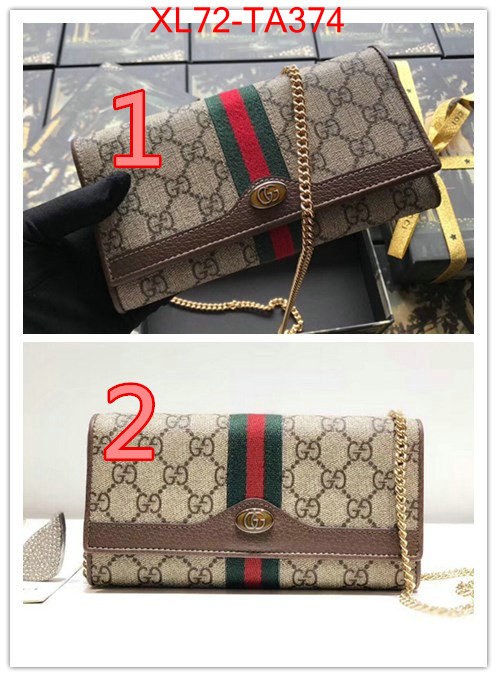 Gucci Bags(4A)-Wallet-,ID:TA374,$: 72USD