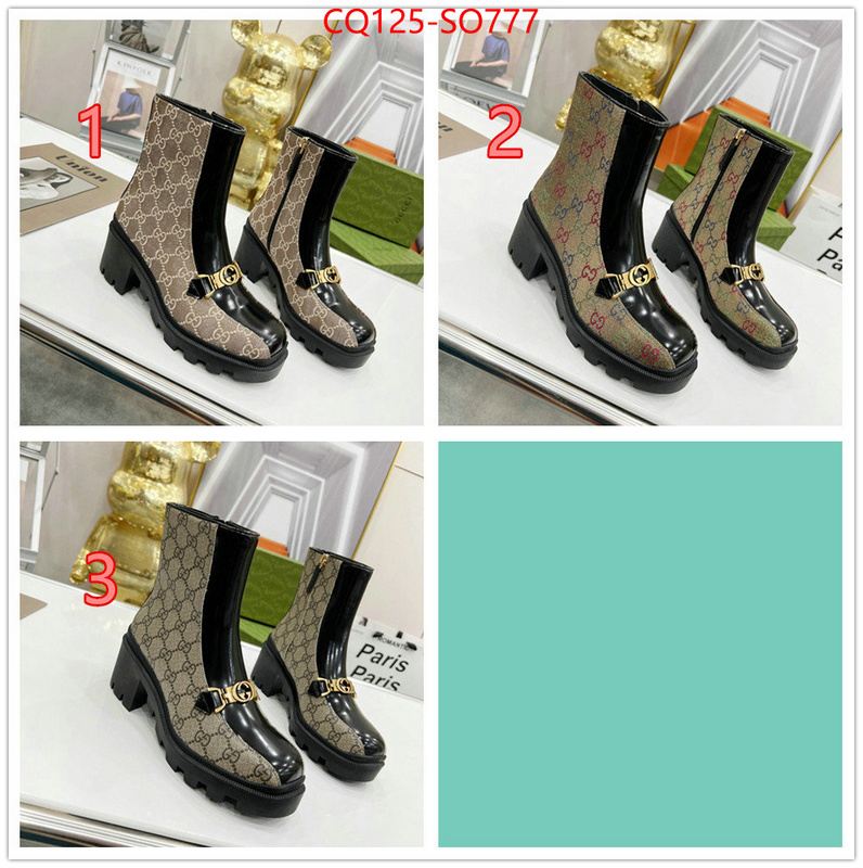 Women Shoes-Gucci,fake aaaaa , ID: SO777,$: 125USD