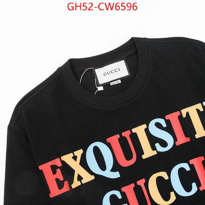 Clothing-Gucci,replica aaaaa+ designer , ID: CW6596,$: 52USD