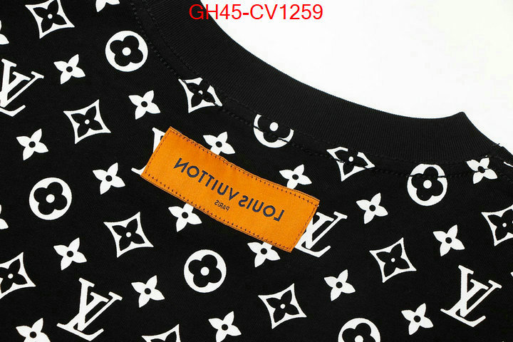 Clothing-LV,wholesale 2023 replica , ID: CV1259,$: 45USD