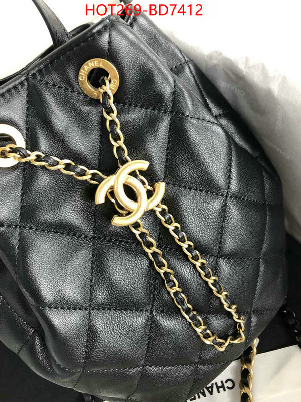 Chanel Bags(TOP)-Backpack-,ID: BD7412,$: 269USD