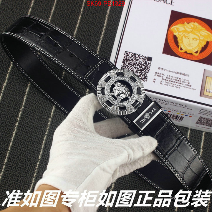 Belts-Versace,best site for replica , ID: PE1329,$:69USD