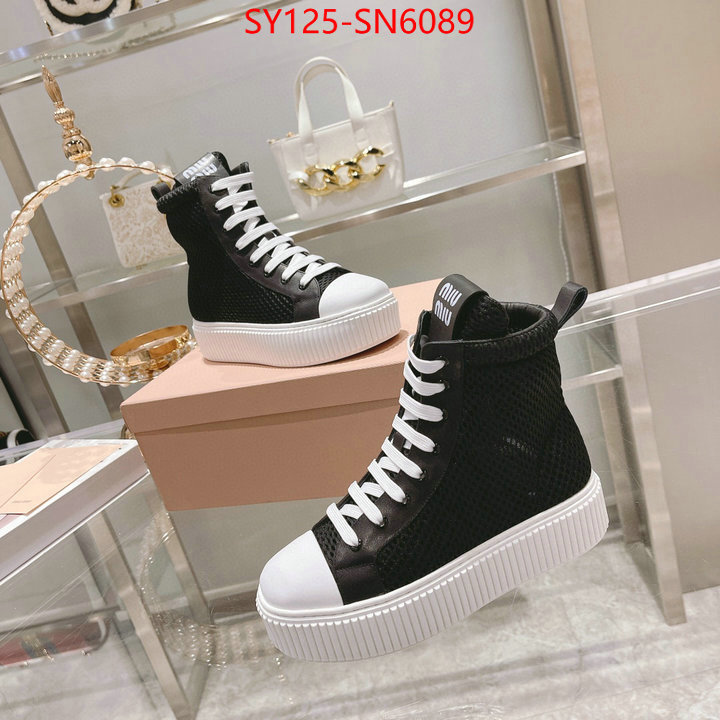 Women Shoes-Miu Miu,7 star quality designer replica , ID: SN6089,$: 125USD