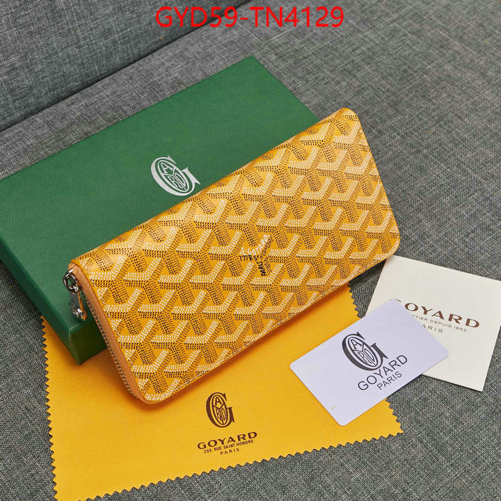 Goyard Bags(4A)-Wallet,aaaaa replica designer ,ID: TN4129,$: 59USD