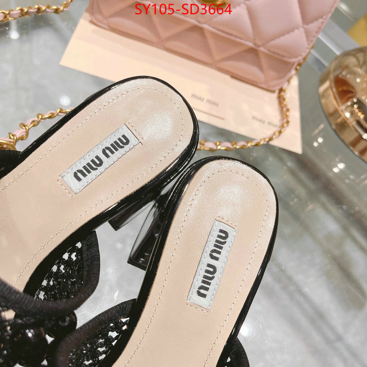 Women Shoes-Miu Miu,mirror copy luxury , ID: SD3664,$: 105USD