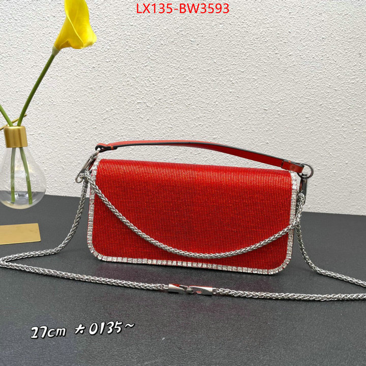 Valentino Bags(4A)-LOC-V Logo ,best designer replica ,ID: BW3593,$: 135USD