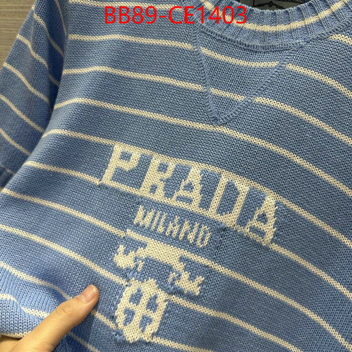 Clothing-Prada,high quality designer , ID: CE1403,$: 89USD