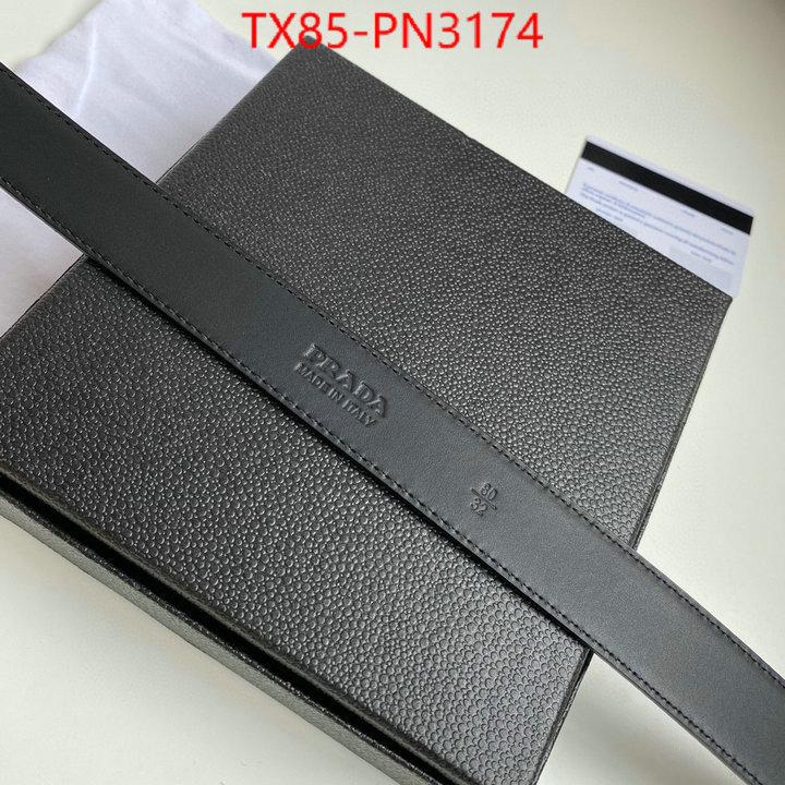 Belts-Prada,designer fashion replica , ID: PN3174,$: 85USD