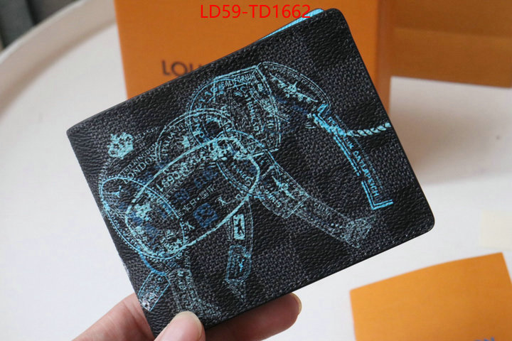 LV Bags(TOP)-Wallet,ID: TD1662,$: 59USD