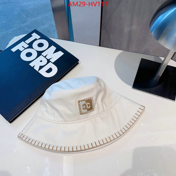 Cap (Hat)-Chanel,shop cheap high quality 1:1 replica ,ID: HV117,$: 29USD