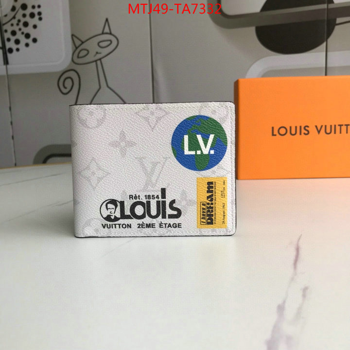 LV Bags(4A)-Wallet,ID: TA7332,$: 49USD