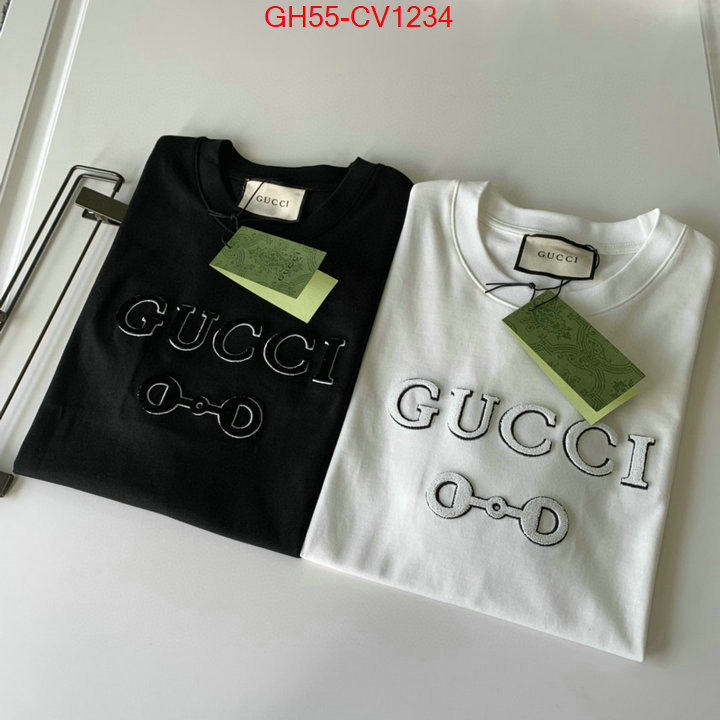 Clothing-Gucci,top brands like , ID: CV1234,$: 55USD