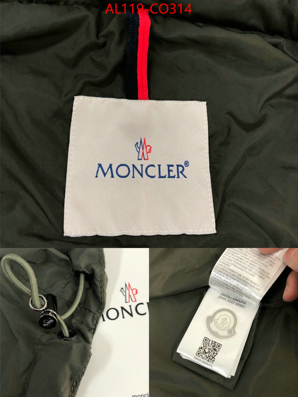 Down jacket Men-Moncler,buy best quality replica , ID: CO314,$: 119USD