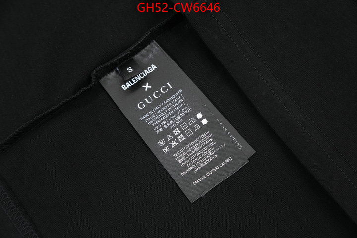 Clothing-Gucci,designer high replica , ID: CW6646,$: 52USD