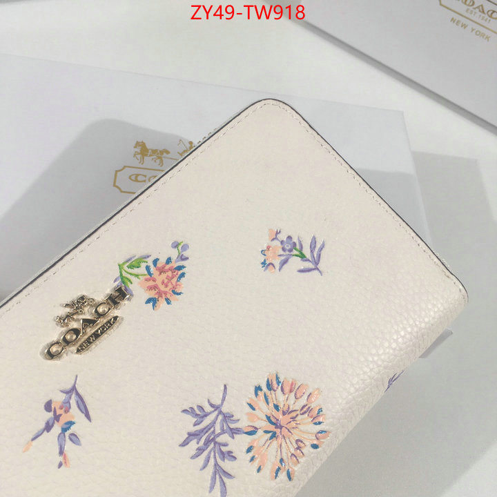 Coach Bags(4A)-Wallet,new designer replica ,ID: TW918,$: 49USD