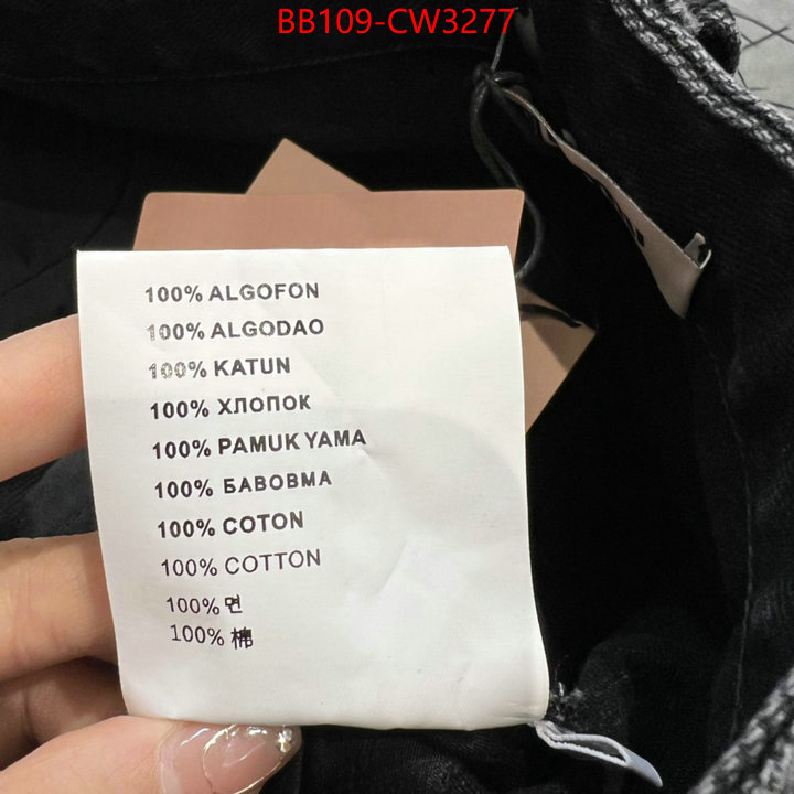 Clothing-MIU MIU,buy best quality replica , ID: CW3277,$: 109USD