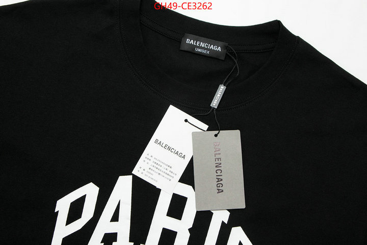 Clothing-Balenciaga,aaaaa quality replica , ID: CE3262,$: 49USD