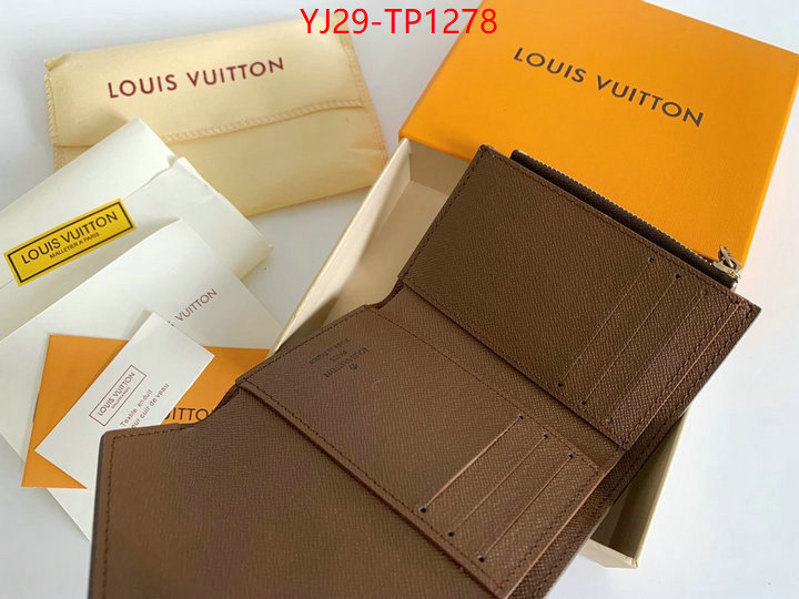 LV Bags(4A)-Wallet,ID: TP1278,$: 29USD