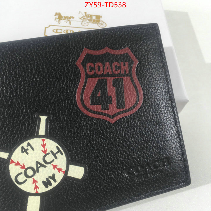 Coach Bags(4A)-Wallet,where can you buy replica ,ID: TD538,$: 59USD