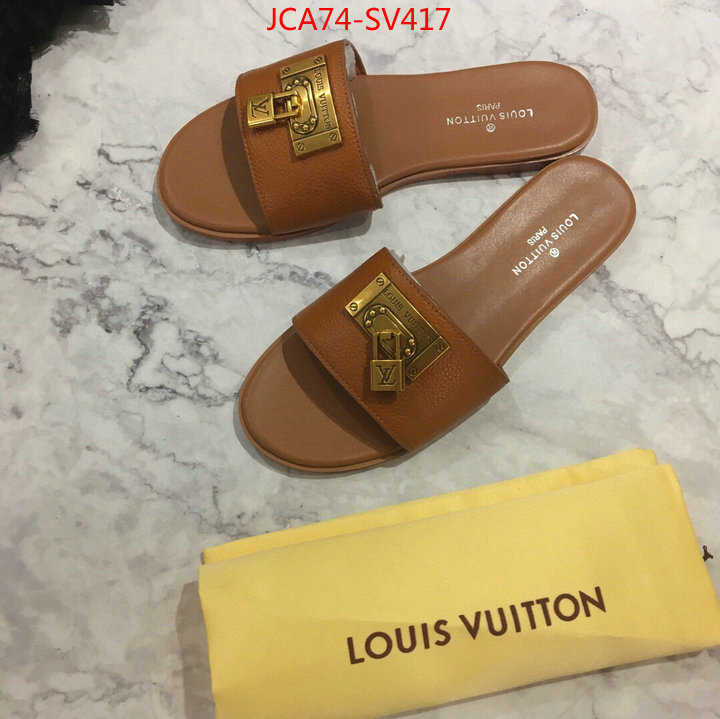 Women Shoes-LV,what 1:1 replica , ID: SV417,$:74USD