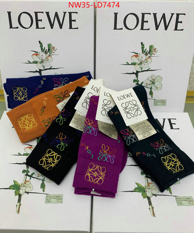 Sock-Loewe,designer 1:1 replica , ID: LD7474,$: 35USD