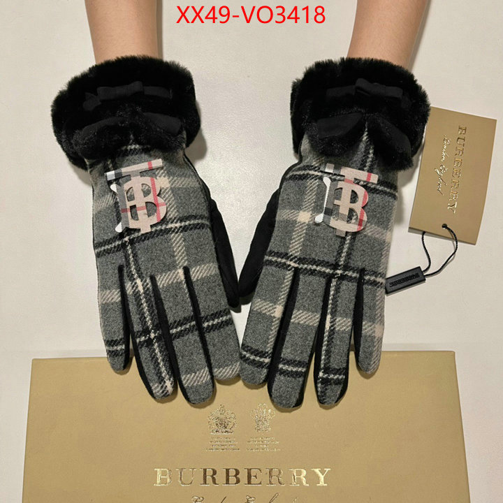 Gloves-Burberry,how can i find replica , ID: VO3418,$: 49USD